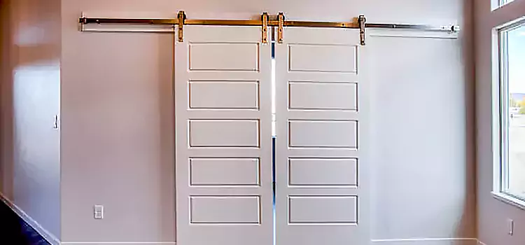 Glass Barn Door with Installation Hardware Kit Kiryas Joel