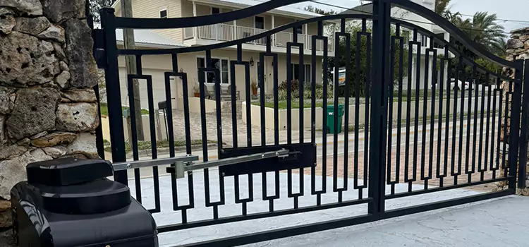 Swing Gate Opener with Keypad Kiryas Joel